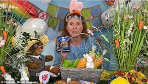 Sarah ferguson, duchess of york (otherwise known as fergie), is no stranger to. Sarah Ferguson Wears Easter Bunny Ears When Making A Carrot Bag With Cheesy Wotsits London News Time