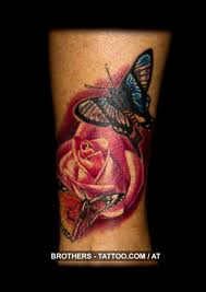 3d butterfly tattoos on back: Rose Butterfly Tattoo Color Year 2016 Rose Roses Butterfly Butterflies Pink Color Colorfull Realistic Tattoo Art Ink Instaart Tattooartist Ta