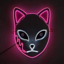 Check spelling or type a new query. Demon Slayer Kimetsu No Yaiba Led Fox Mask Anime Hunts