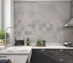 Du carrelage cuisine pour votre crédence murale ? Carrelage Mural Gris 20 X 60 Cm Paleix Vendu Au Carton Castorama