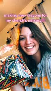 i made new crayons out of old broken ones for my church's preschool nu...