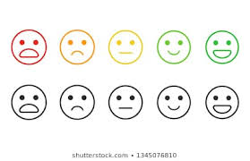 Smiley Rating Scale Images Stock Photos Vectors