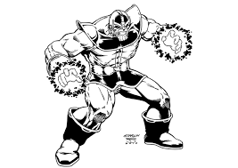 Marvel was not sure about the skin tone of thanos, so they kept changing it. Thanos Thanos Kids Coloring Pages