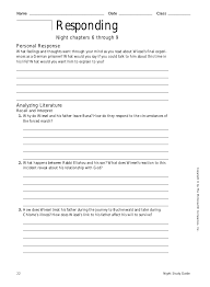 Active Reading Night Chapters 6 Through 9 Answers