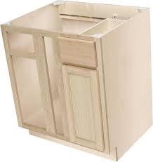 Hampton bay hampton satin white raised panel stock assembled lazy susan corner base kitchen cabinet (28.5 in. Quality One 36 X 34 1 2 Blind Kitchen Corner Base Cabinet At Menards