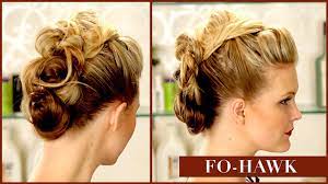 Messy Bun Faux Hawk Youtube Dance Hairstyles Hair Beauty Long Hair Styles