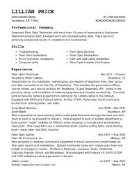 Chiron Communications Fiber Optic Splicer Resume Sample Resumehelp