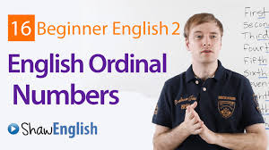 Then there is the yellow one. How To Express English Ordinal Numbers Shaw English