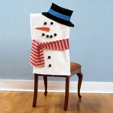 easy snowman chair covers made from white pillow cases so cute christmas chair christmas chair covers christmas snowman