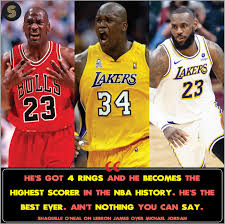 Shaq thinks LeBron James over Michael...