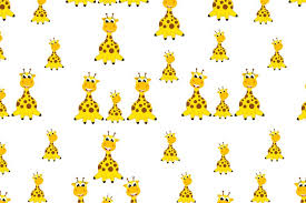 Made only with css, a border forms smoothly. Pattern Design With Cute Giraffe Cartoon Ornament 1106618 Patterns Design Bundles