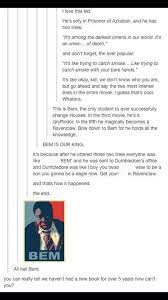 All Hail Bem Harry Potter Universal Harry Potter Obsession Harry Potter Funny