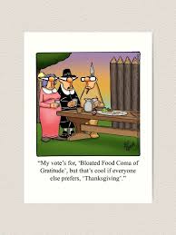 Maybe you would like to learn more about one of these? Lustiger Blick Thanksgiving Cartoon Kunstdruck Von Abbottoons Redbubble