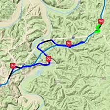 To go west, use interstrate 40, which follows the route 66 alginment from 1952 to 1985. Route 66 Maps