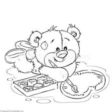 Get the markers out and make an average day a little more magical (for free!) by printing out a few of our favorite fairy, rainbow, and baby unicorn coloring pages. Printable Teddy Bear Template Getcoloringpages Org Bear Coloring Pages Coloring Pages Cute Coloring Pages