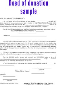 Maybe you would like to learn more about one of these? Deed Of Donation Sample Form Word Car Insurance And Sample Contracts