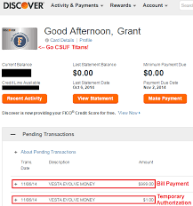 Log into walmart discover card account in a single click. Pending Evolve Money Payments In Discover Account Travel With Grant