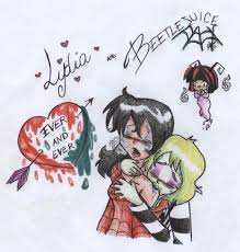 5 may 2017 at 01:17. Beetlejuice And Lydia By Sucker1317sfiga On Deviantart