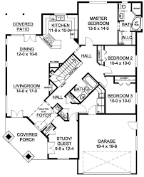 See more ideas about house plans, 30x40 house plans, house floor plans. Craftsman House Plan 4 Bedrooms 2 Bath 1697 Sq Ft Plan 32 109
