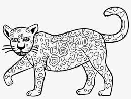 Jaguars are the only large felines in central and south america. Excellent Cartoon Jaguar Coloring Pages With Jaguar Jaguar Outline Transparent Png 1729x1271 Free Download On Nicepng