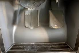 As with white water stains, toothpaste can be effective for black stains. How To Remove White Residue Stains From Fridge Water Tray 2 Ways Your Mom Village