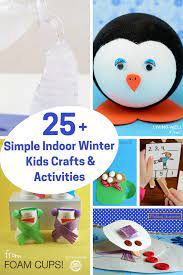 Lots of fun winter indoor activities for kids. 25 Simple Winter Crafts And Activities For Preschoolers