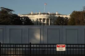 Fencing Wall Built To Protect Trump From Protests At The White House National Globalnews Ca