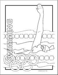 Olympic games coloring page adult colouring sport rings world 5 continents download colouring zen printable print digital lasoffittadiste. Coloring Page Summer Olympics Swimming Abcteach