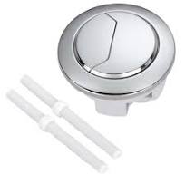 Pulsante di ricambio per WC con pulsante superiore regolabile per la  maggior parte dei WC a doppio scarico : Amazon.it: Fai da te