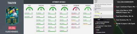 Fifa 21 guides in november 2020, the fifa 21 team dropped a promo team celebrating the champions league and europa league competitions. Players Moments Florian Thauvin Sbc Req Stats Fifa