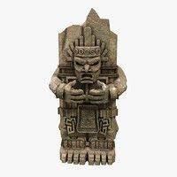 Aztec Statue 2 Aztec Artifacts Aztec Statues Ancient Mexico