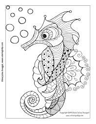 This ensures that both mac and windows users can download the coloring sheets and that your coloring pages aren't covered with ads or. Seahorse Coloring Page