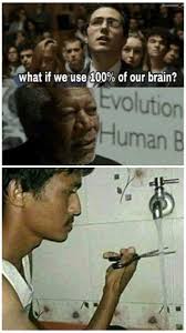 When we are sleeping we only use 10% of our brain, but we use more when we are awake. What If We Used 100 Of Our Brain Smart Cutthewater Braincapacity Facebook
