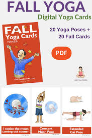 yoga poses for kids printable poster