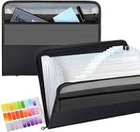 26 Pockets Expanding File Folder - Accordion Savor Document Organizer Folio  Upgraded Durable Buckle Base Ergonomic Portable Handle Large Legal Size ...