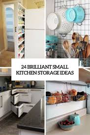 24 Creative Small Kitchen Storage Ideas Shelterness Small Kitchen Storage Solutions Small Kitchen Storage Small Space Kitchen Storage