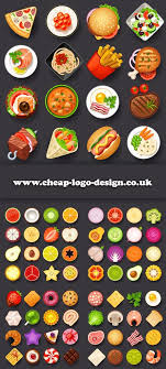 Pin By Sgame Ict On Item Food Icons Fruit Logo Design Food Illustrations