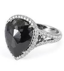 Black And White Diamond Engagement Rings Pear Shaped Black Diamond Ring Black Diamond Ring White Diamond Rings Engagement Contemporary Engagement Rings