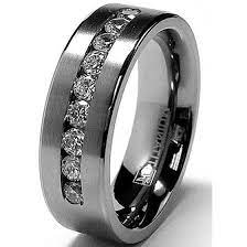 Ringwright Co 8 Mm Men S Titanium Ring Wedding Band With 9 Large Channel Set Cubic Zirconia Cz Sizes 6 To 15 Walmart Com Titanium Wedding Band Mens Mens Wedding Rings Titanium Rings For Men