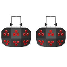 Chauvet Dj Wash Fx2 Professional Quad Color Multi Purpose Led Effect Lighting Kit 2 Pack Target