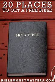 Bible myfreebible.org will send out a free niv version of the new testament, in english. 20 Places To Get A Free Bible In 2021