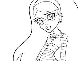 Find the best monster high coloring pages for kids and adults and enjoy coloring it. Monster High Ghoulia Yelps Coloring Page Coloringcrew Com