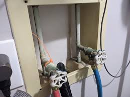 The leak is usually in a brand new shut off valve and can be observed by looking at droplets of water leaking from around the handle area whenever turned on. Leaky Washer Shutoff Valve Recommendations For Replacement Parts Askaplumber