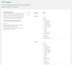 Using an apache csp header via a htaccess file. How To Use The Http Headers Wordpress Plugin For Better Security Inmotion Hosting Support Center