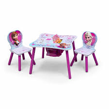 Kids Activity Toddler Table Chair Desk Storage Playroom Wood Frozen Furniture Frozen Table Kids Table And Chairs Frozen Bedroom