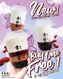 Xing fu tang brown sugar bubble tea handmade bubble in front of you. 6 13 Mar 2020 Xing Fu Tang Taro Red Bean Series Promotion Everydayonsales Com