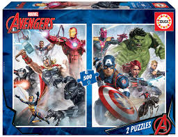 Find hundreds of free jigsaw puzzles to piece together on your computer or to share with friends. 2 Puzzles Marvel Avengers Educa 17994 500 Pieces Jigsaw Puzzles Super Heroes Jigsaw Puzzle