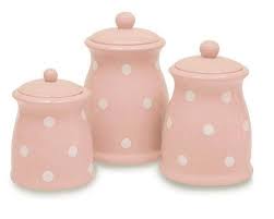 5 out of 5 stars. Terramoto Ceramic 3 Piece Polka Dots Canister Set Pink By Terramoto Ceramic Http Www Amazon Com Dp B004q9scm4 Ref Cm Sw R P Canister Sets Pink Kitchen Pink