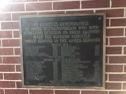 Northampton Memorial Library War Memorial, a War Memorial