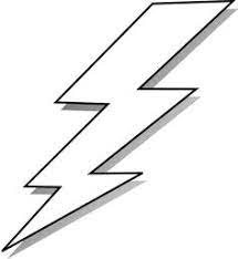 Style Guide Clker Lightning Bolt Lightning Coloring Pages
